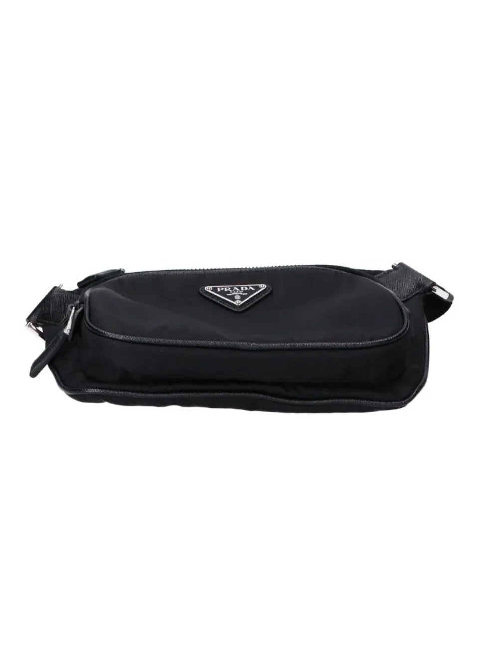 Prada Re-Nylon Saffiano Leather Shoulder
